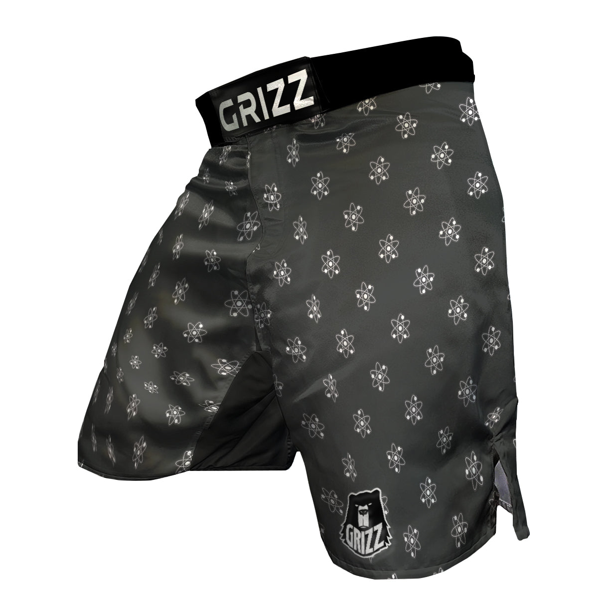 Science Atom Pattern Print MMA Shorts-grizzshop