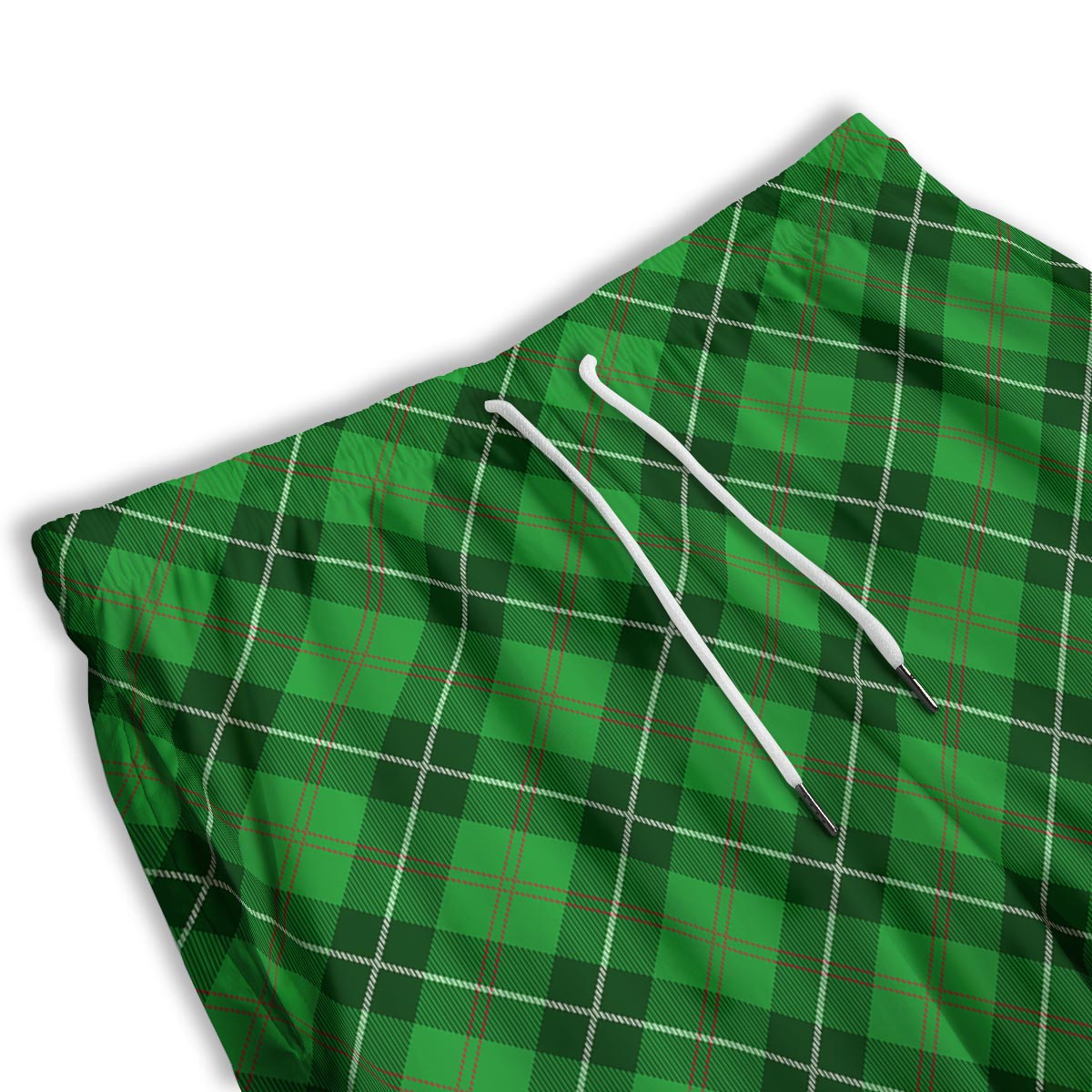Scottish Plaid Saint Patrick's Day Print Pattern Men's Athletic Shorts