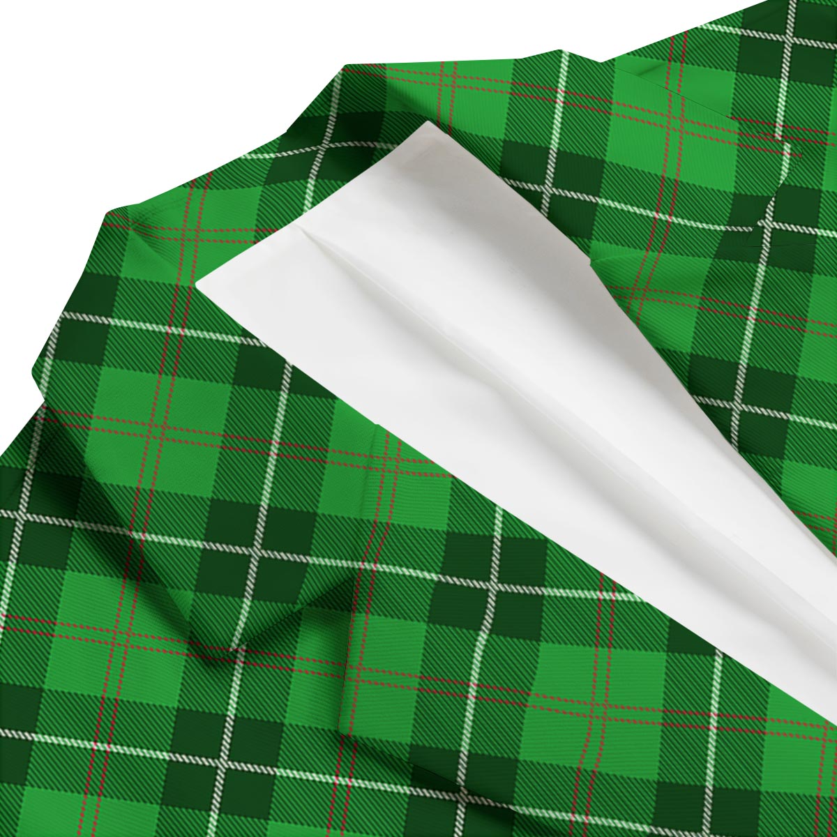 Scottish Plaid Saint Patrick's Day Print Pattern Men's Blazer-grizzshop