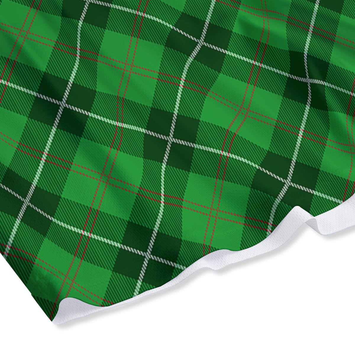 Scottish Plaid Saint Patrick's Day Print Pattern Mesh Shorts