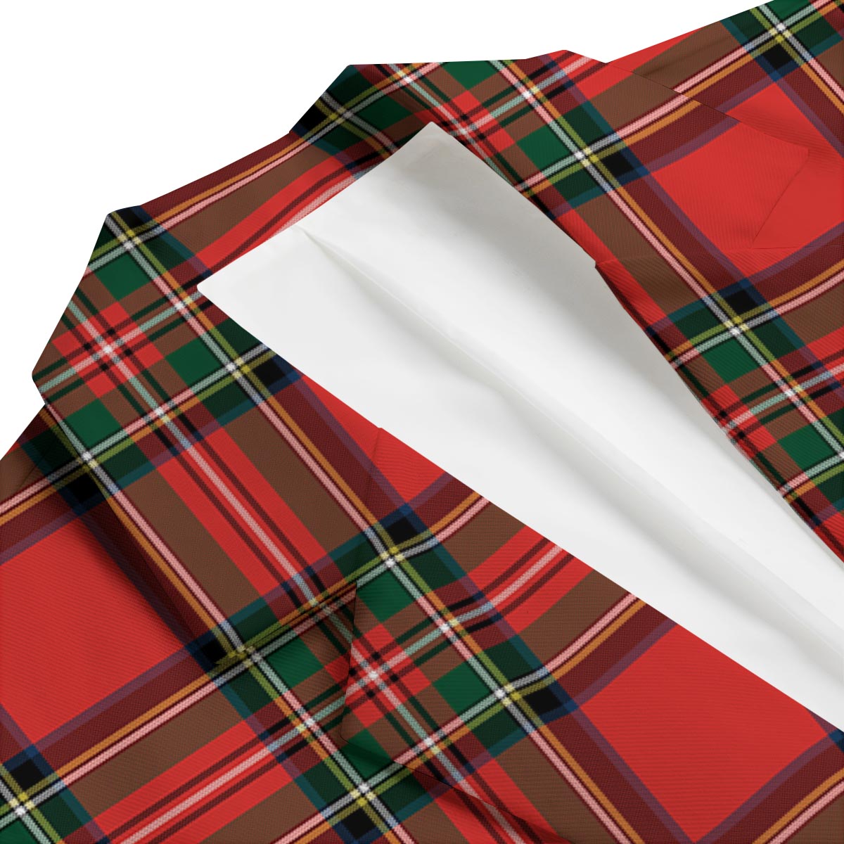 Scottish Stewart Tartan Print Pattern Men's Blazer-grizzshop