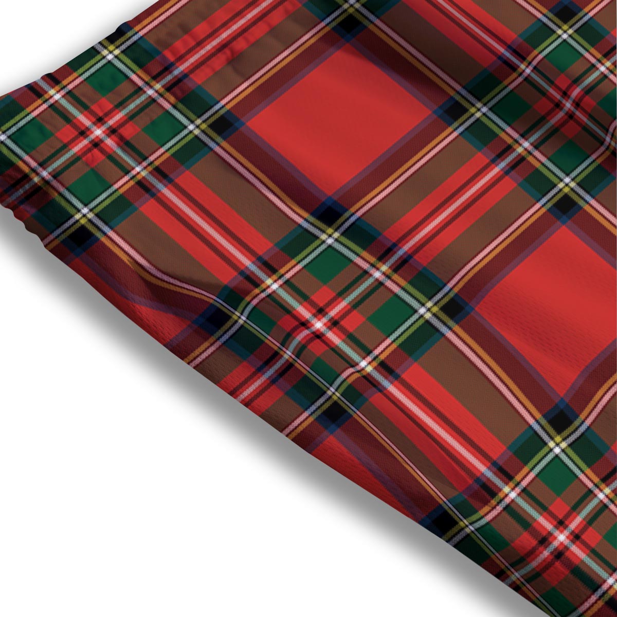 Scottish Stewart Tartan Print Pattern Mesh Shorts