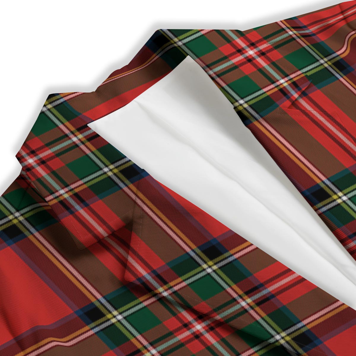 Scottish Stewart Tartan Print Pattern Women's Blazer-grizzshop