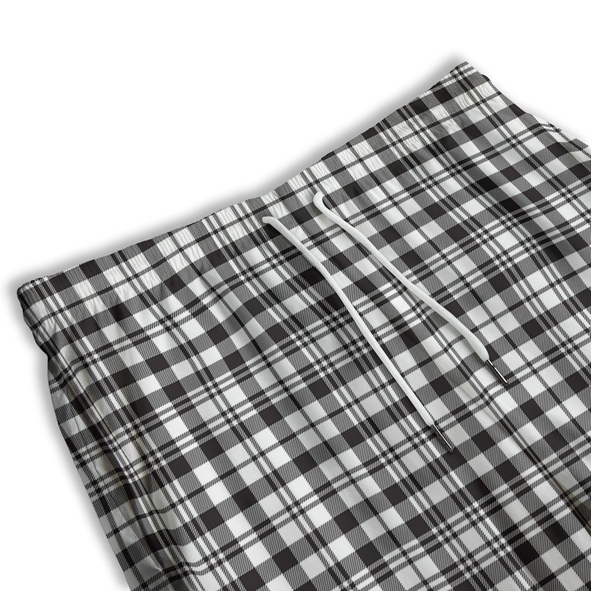 Scottish Tartan Black Watch Print Men's Athletic Shorts