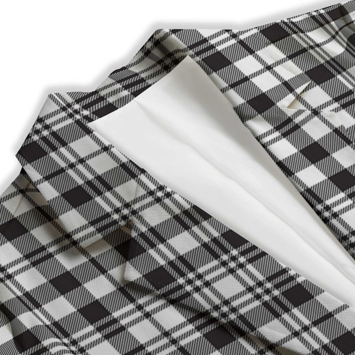 Scottish Tartan Black Watch Print Women's Blazer-grizzshop