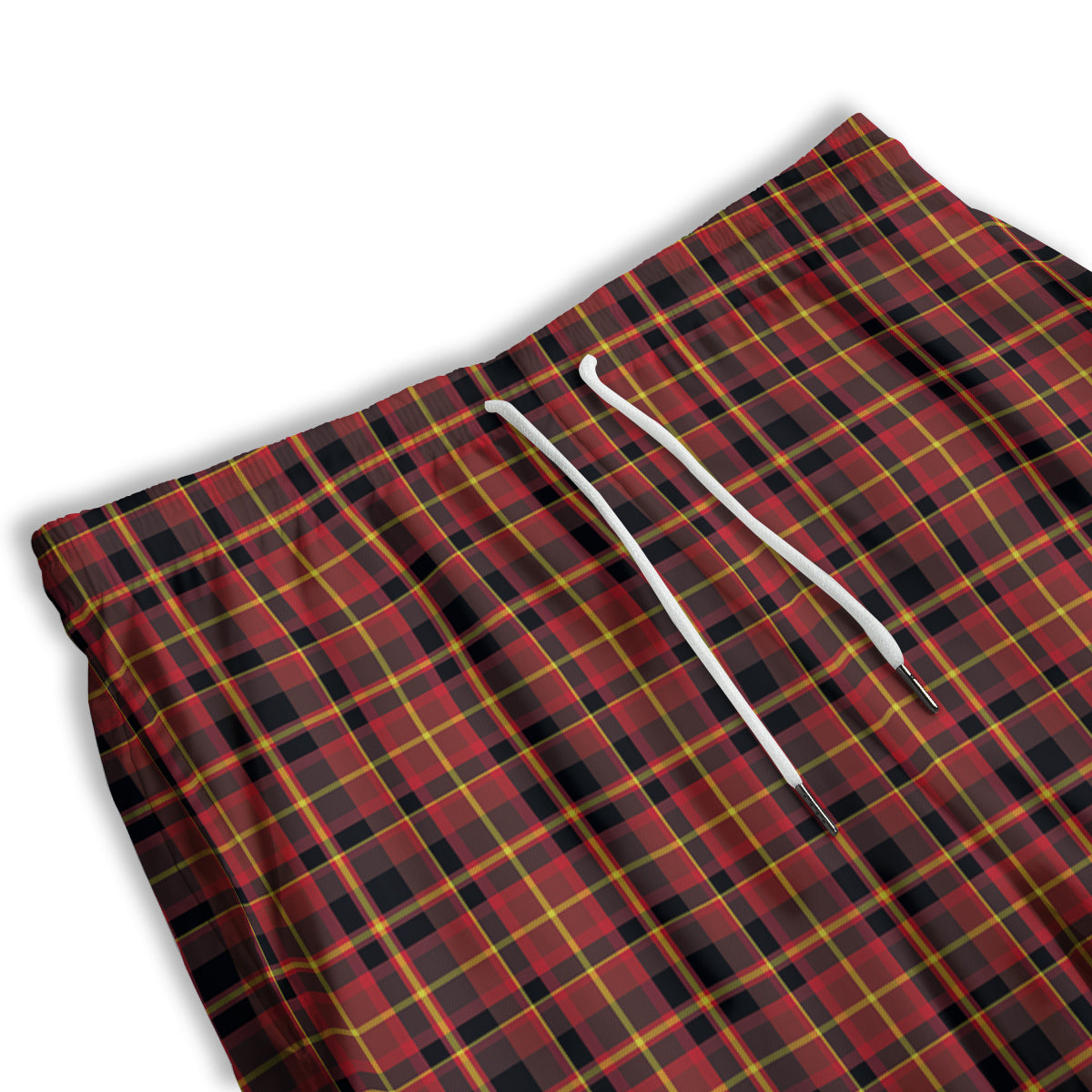 Scottish Tartan Clan Wallace Print Men's Athletic Shorts