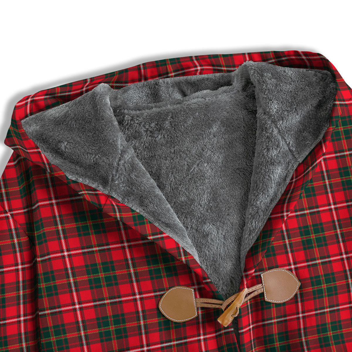 Scottish Tartan Green And Red Print Men's Windbreaker Jacket-grizzshop