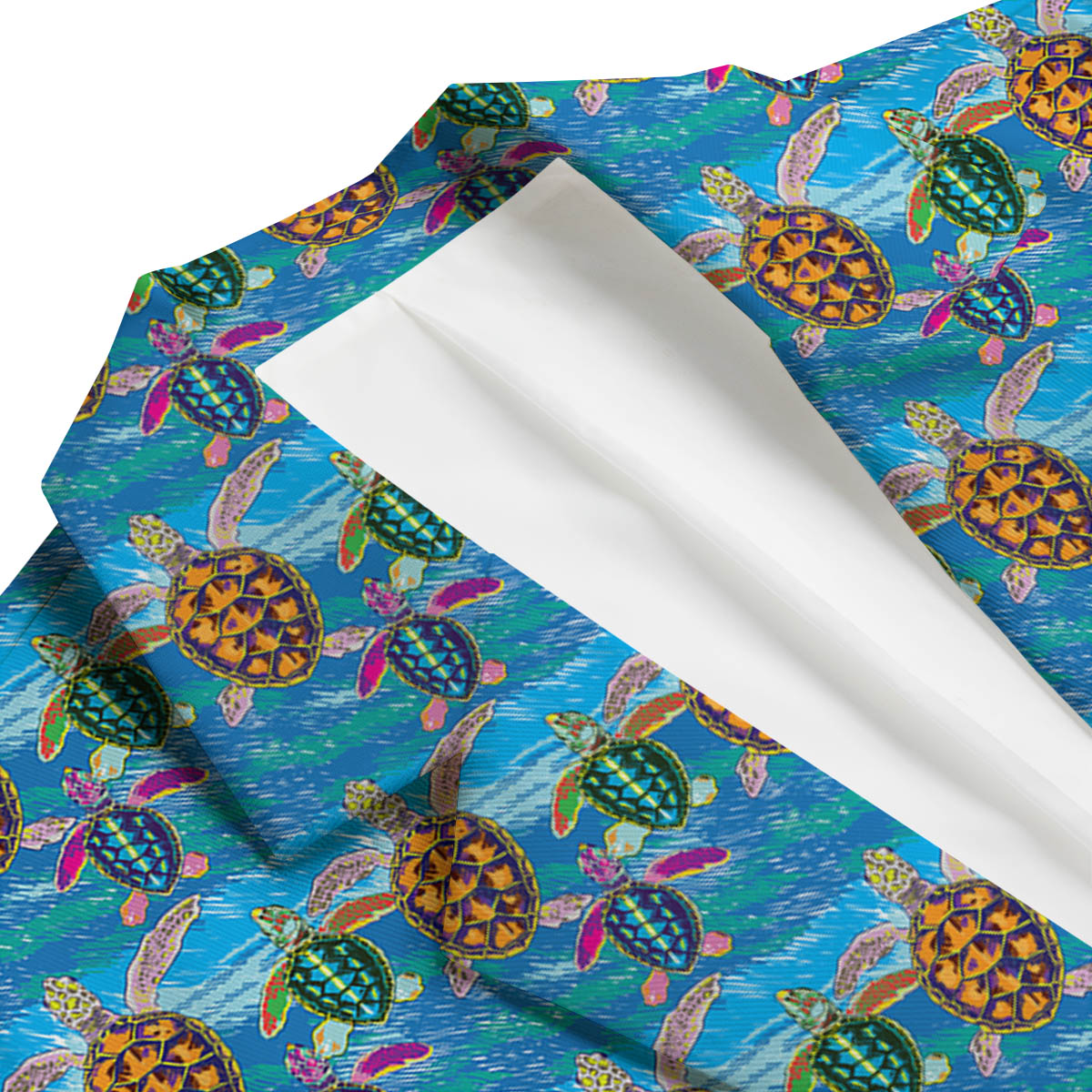 Sea Turtle Colorful Print Pattern Men's Blazer-grizzshop