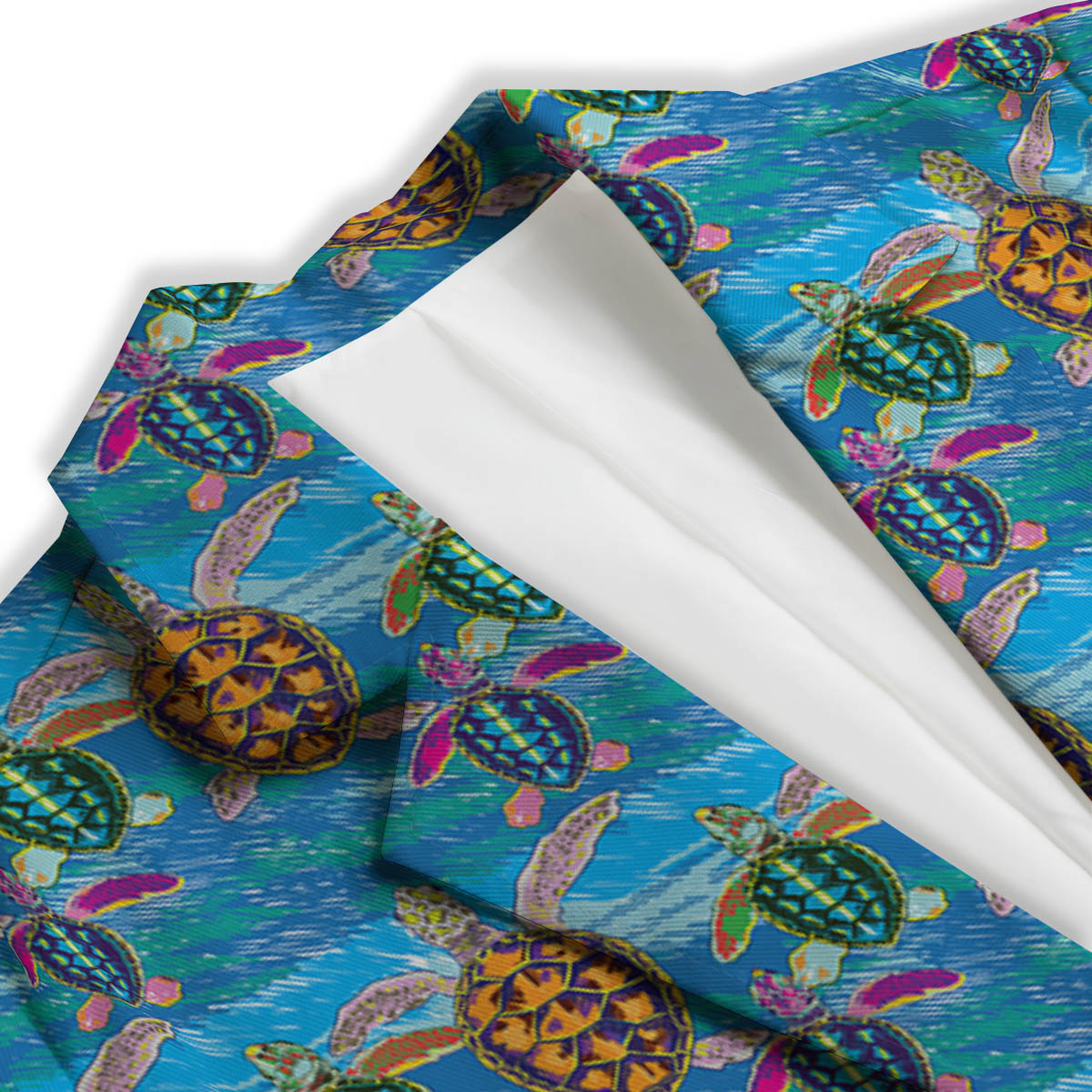 Sea Turtle Colorful Print Pattern Women's Blazer-grizzshop