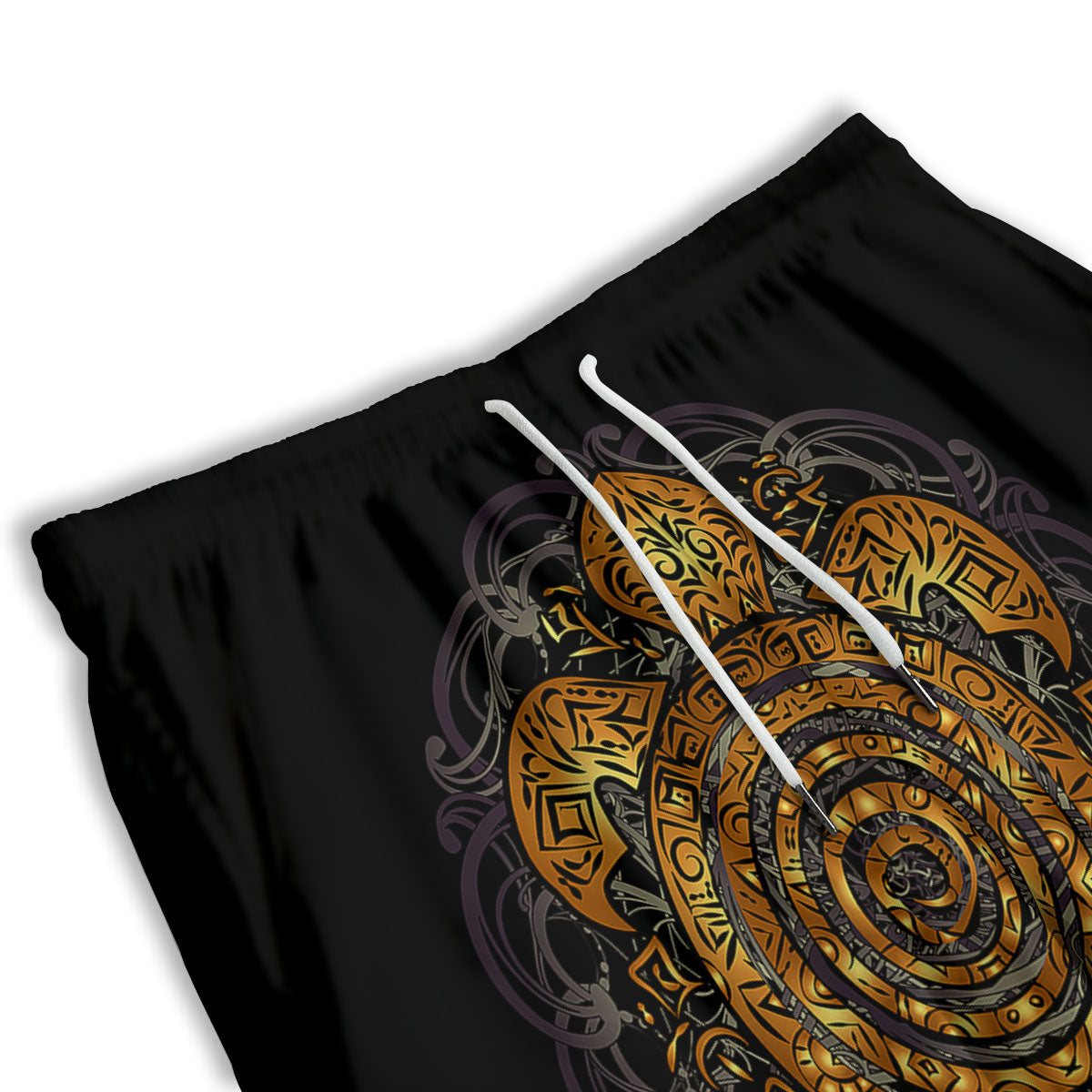 Slices Pineapple Print Pattern Men's Athletic Shorts