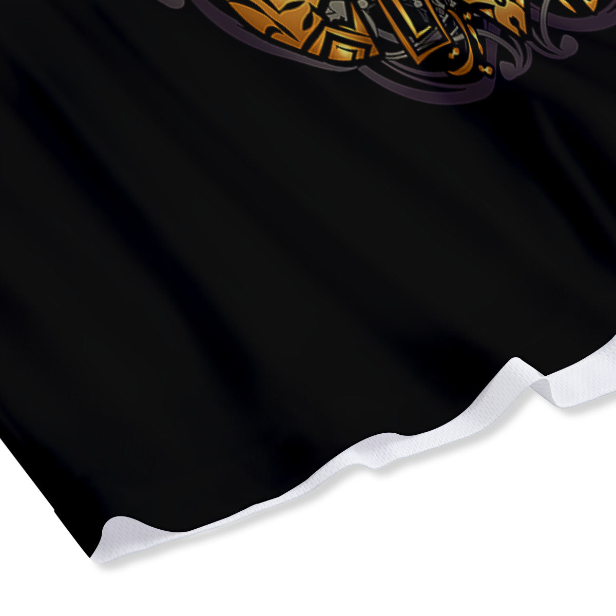 Sea Turtle Golden Tribal Print Mesh Shorts