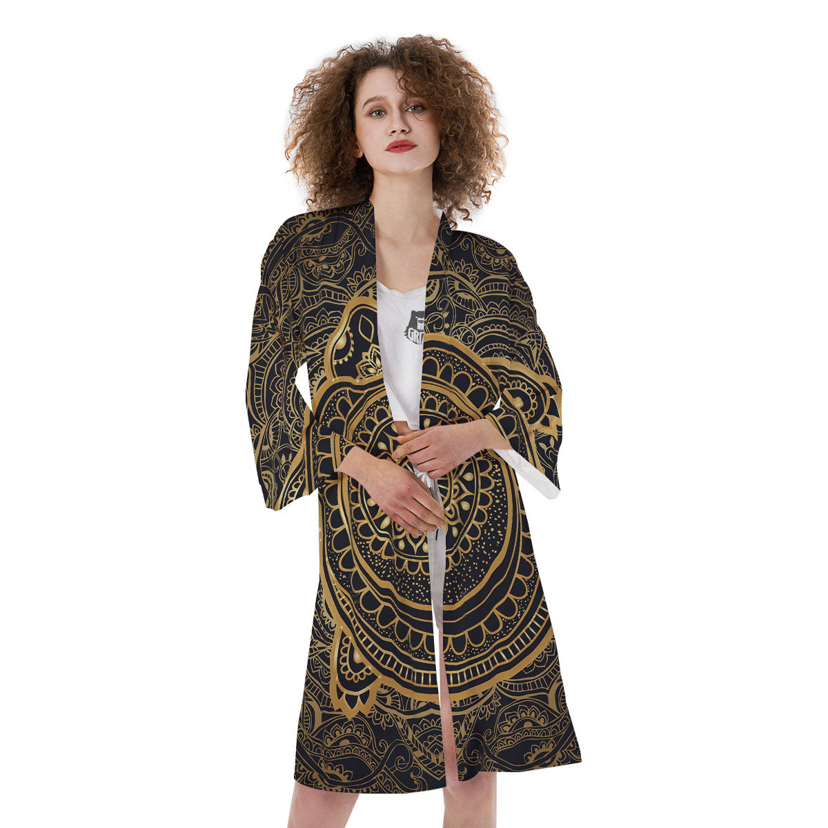 Sea Turtle Native Bohemian Print Kimono-grizzshop