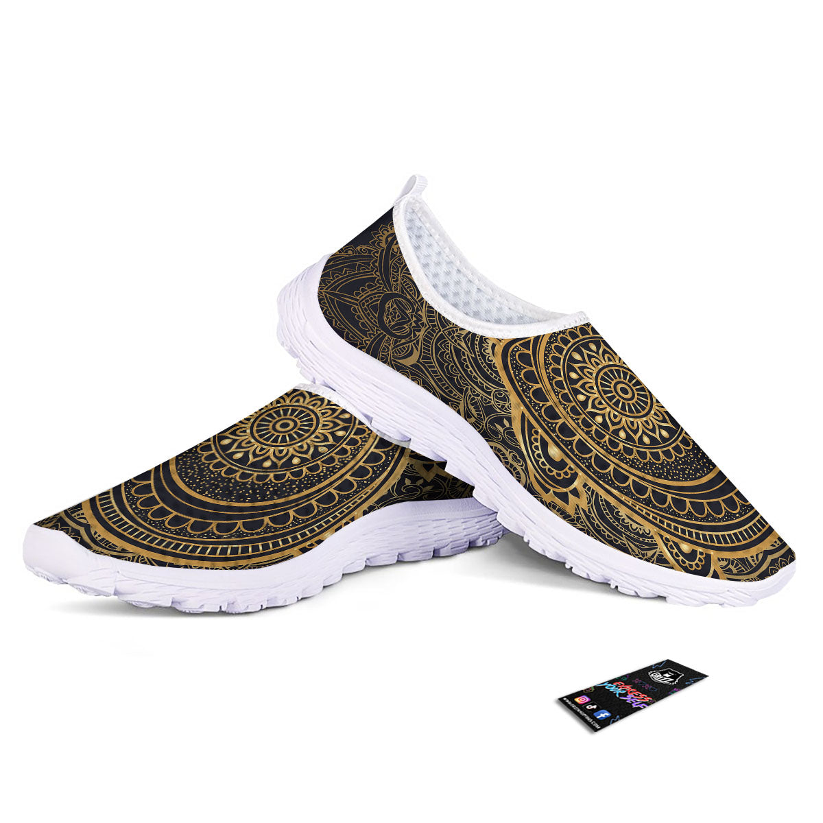 Sea Turtle Native Bohemian Print Nurse Shoes-grizzshop