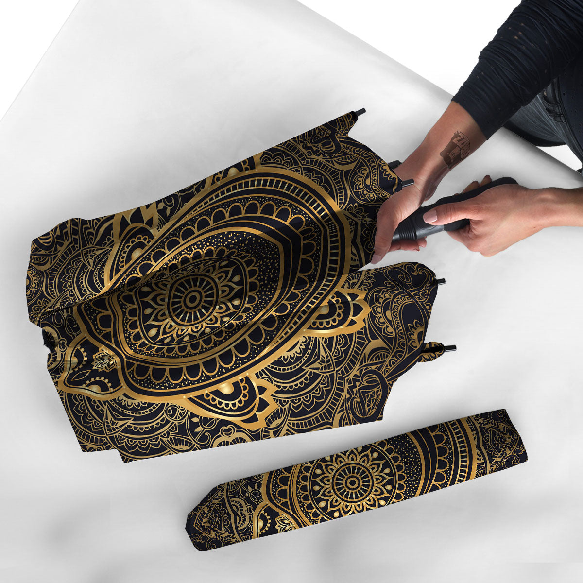 Sea Turtle Native Bohemian Print Umbrella-grizzshop