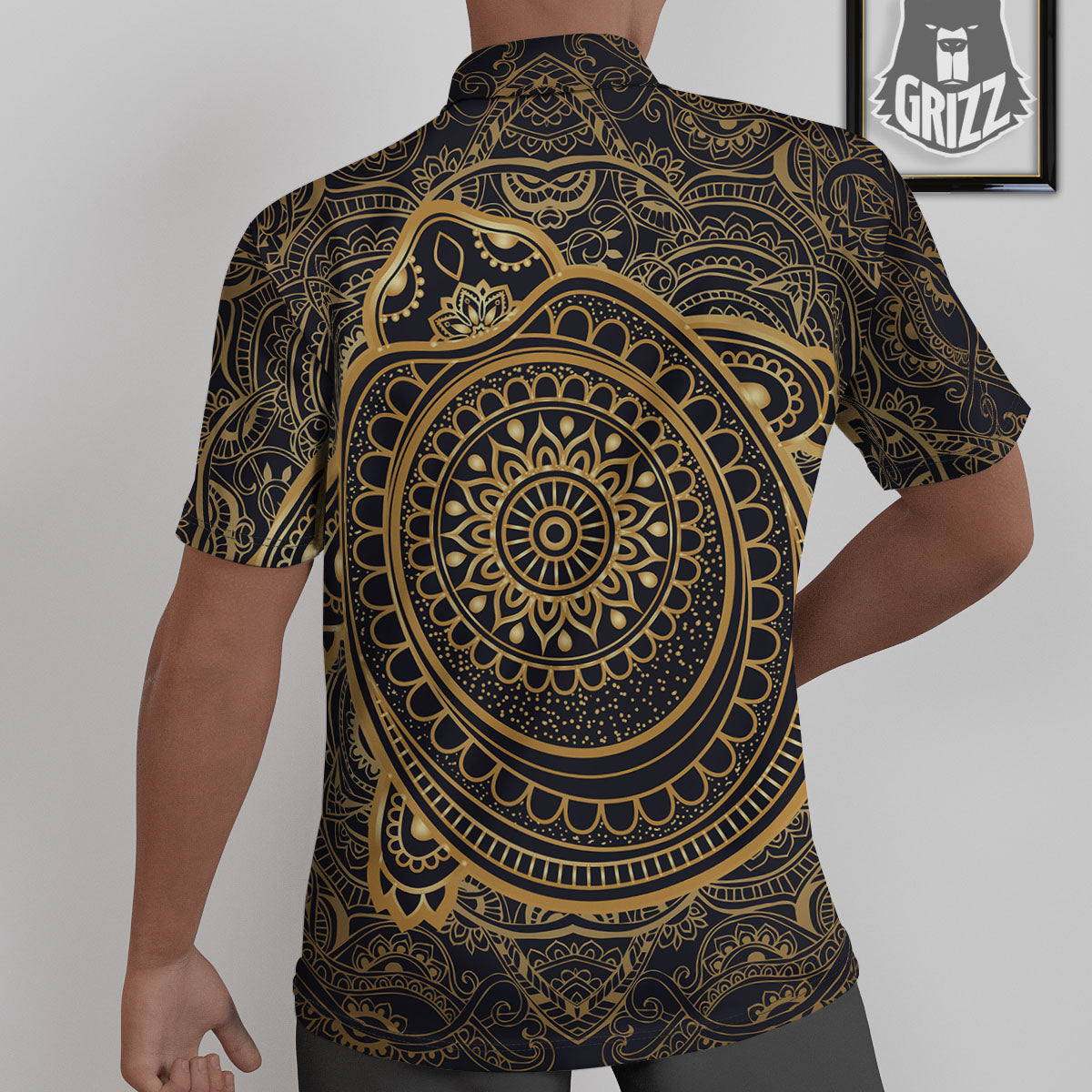 Sea Turtle Native Bohemian Print Untucked Shirts-grizzshop