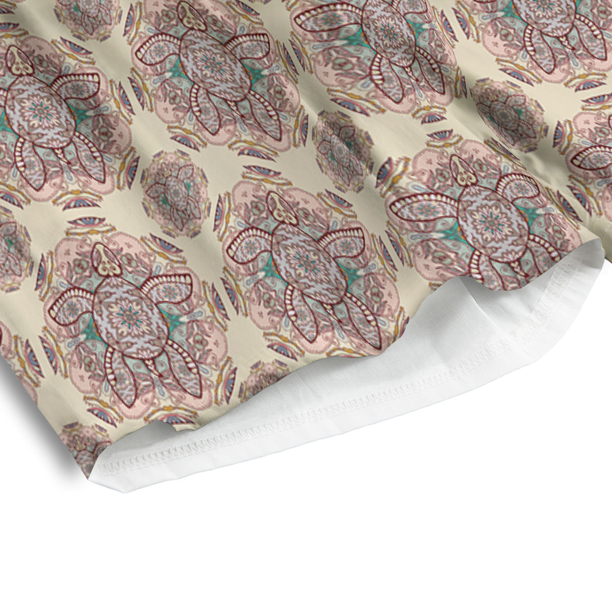 Sloth Happy Print Men's Athletic Shorts