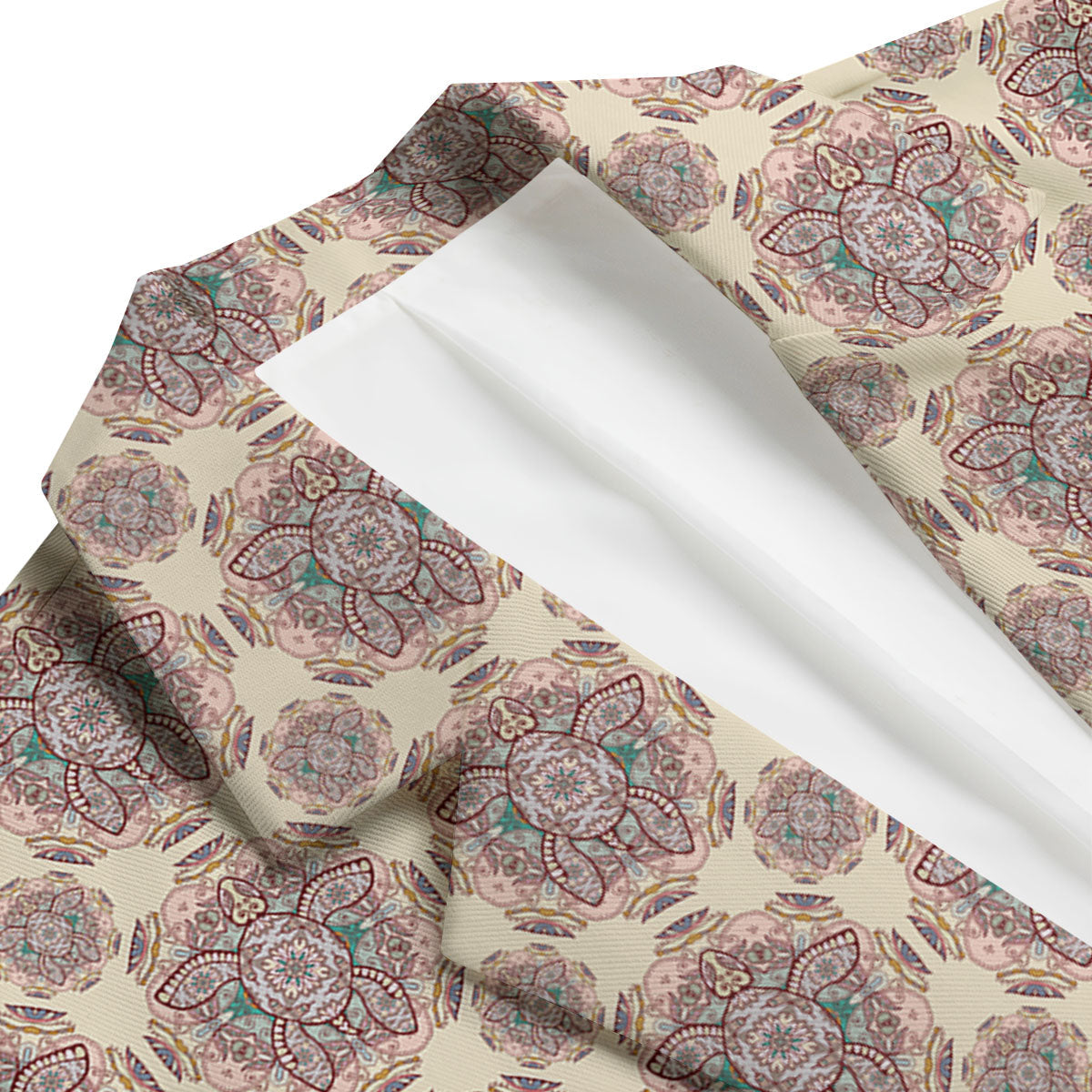 Sea Turtles Ethnic Print Men's Blazer-grizzshop