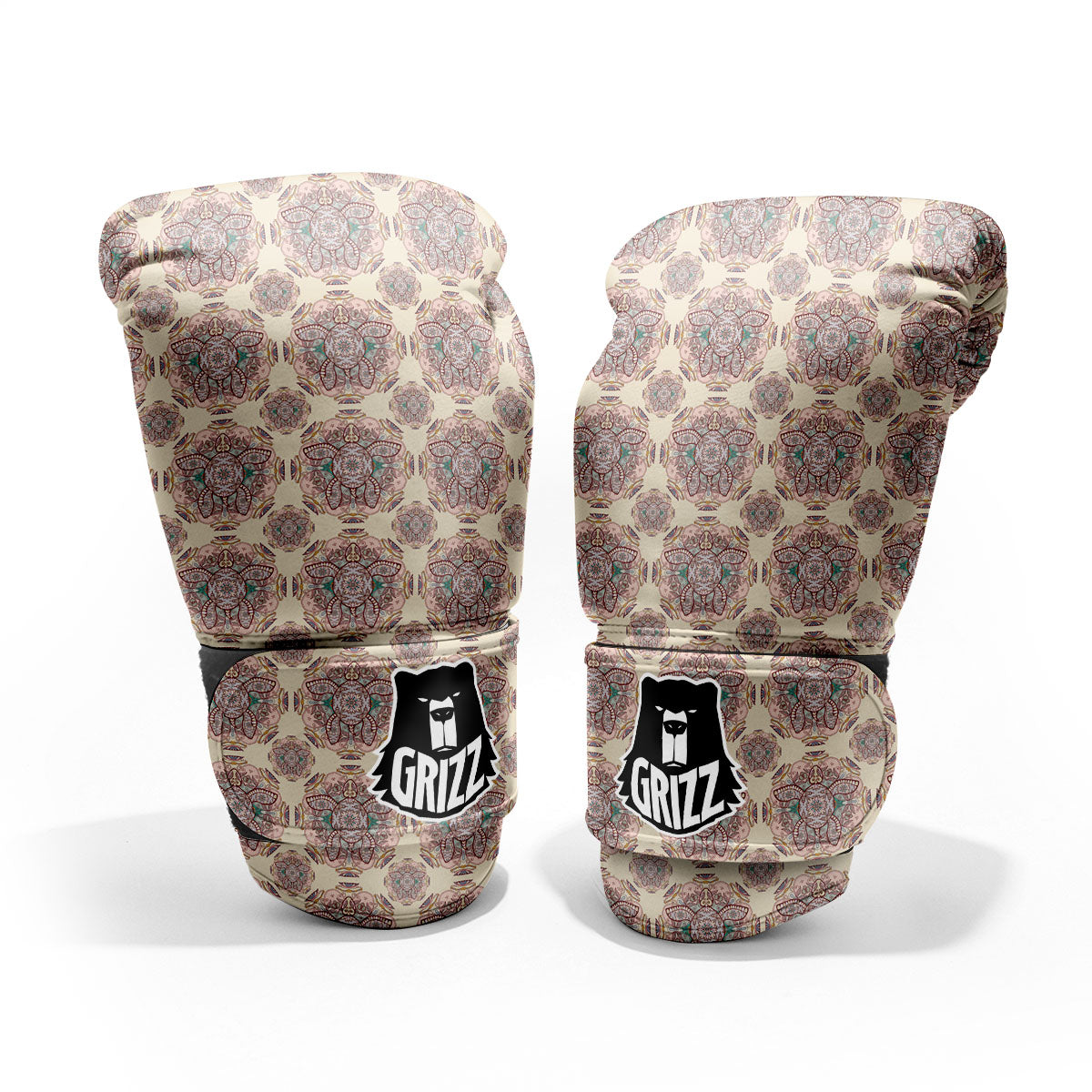 Sea Turtles Ethnic Print Pro Boxing Glove