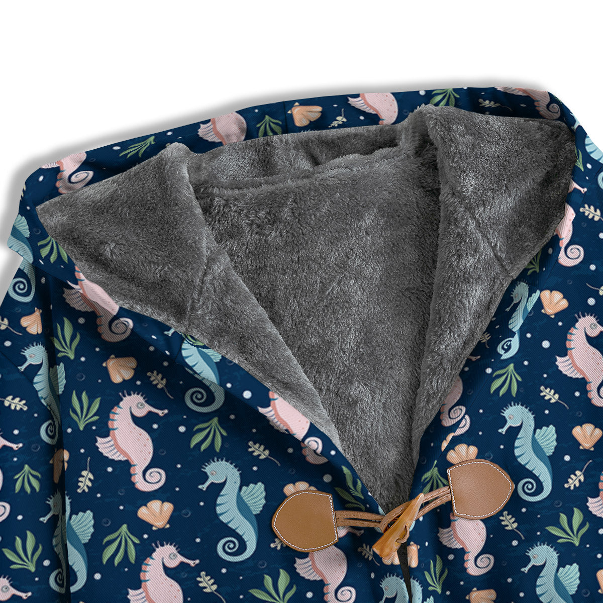Seahorse Colorful Print Pattern Men's Windbreaker Jacket-grizzshop