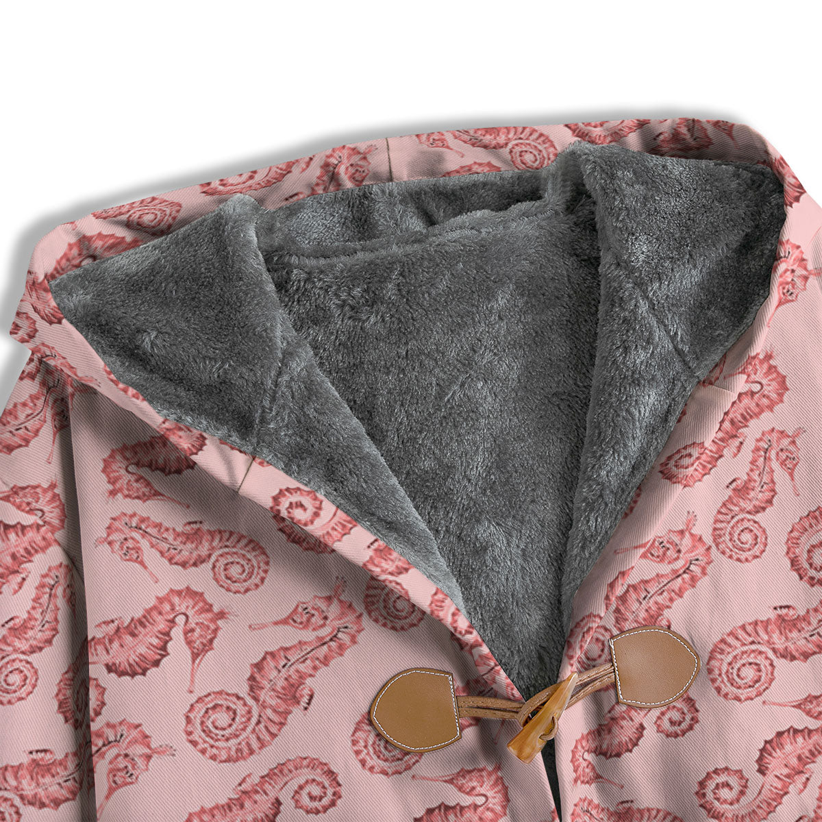 Seahorse Watercolor Print Pattern Men's Windbreaker Jacket-grizzshop