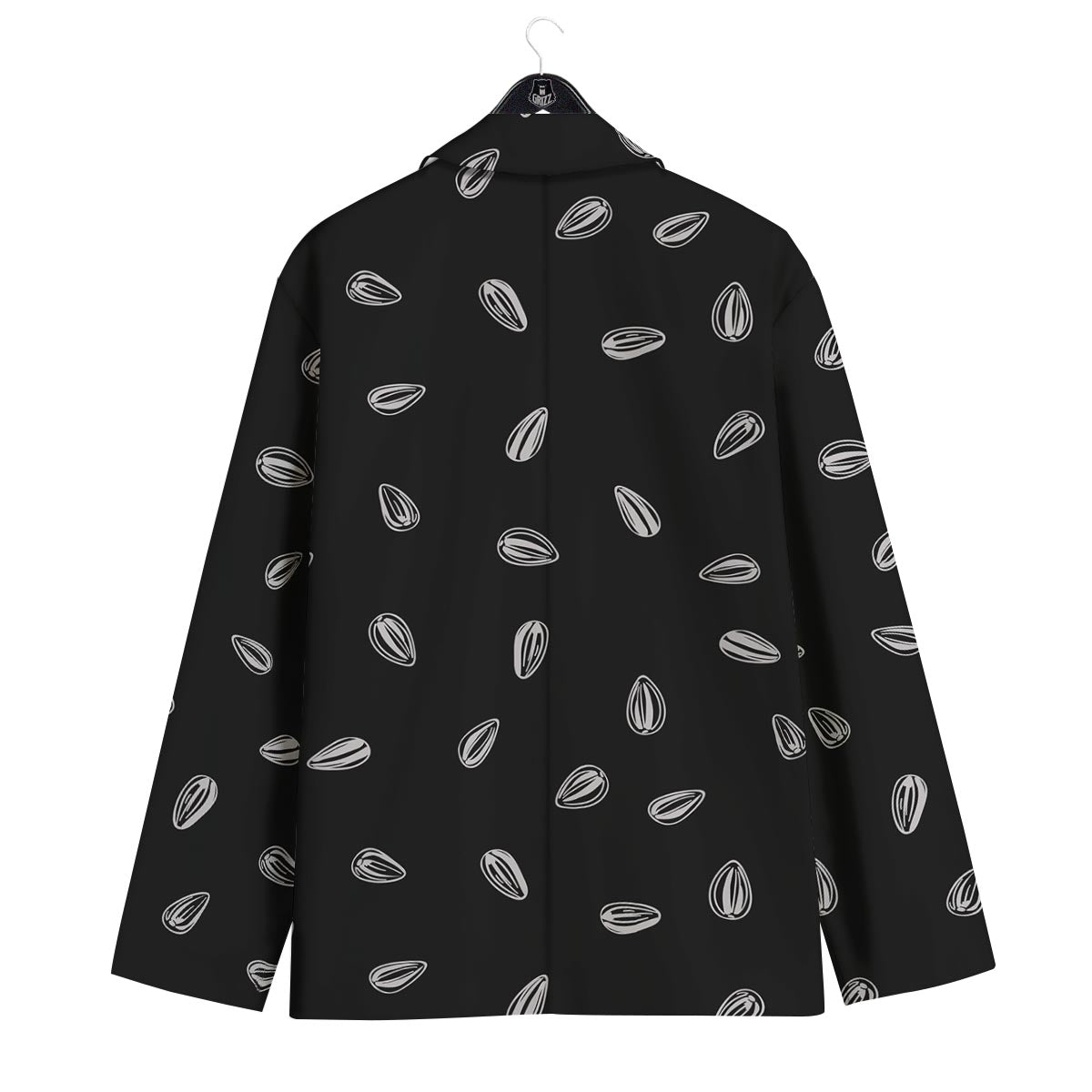 Seeds Sunflower Print Pattern Men's Sport Coat-grizzshop
