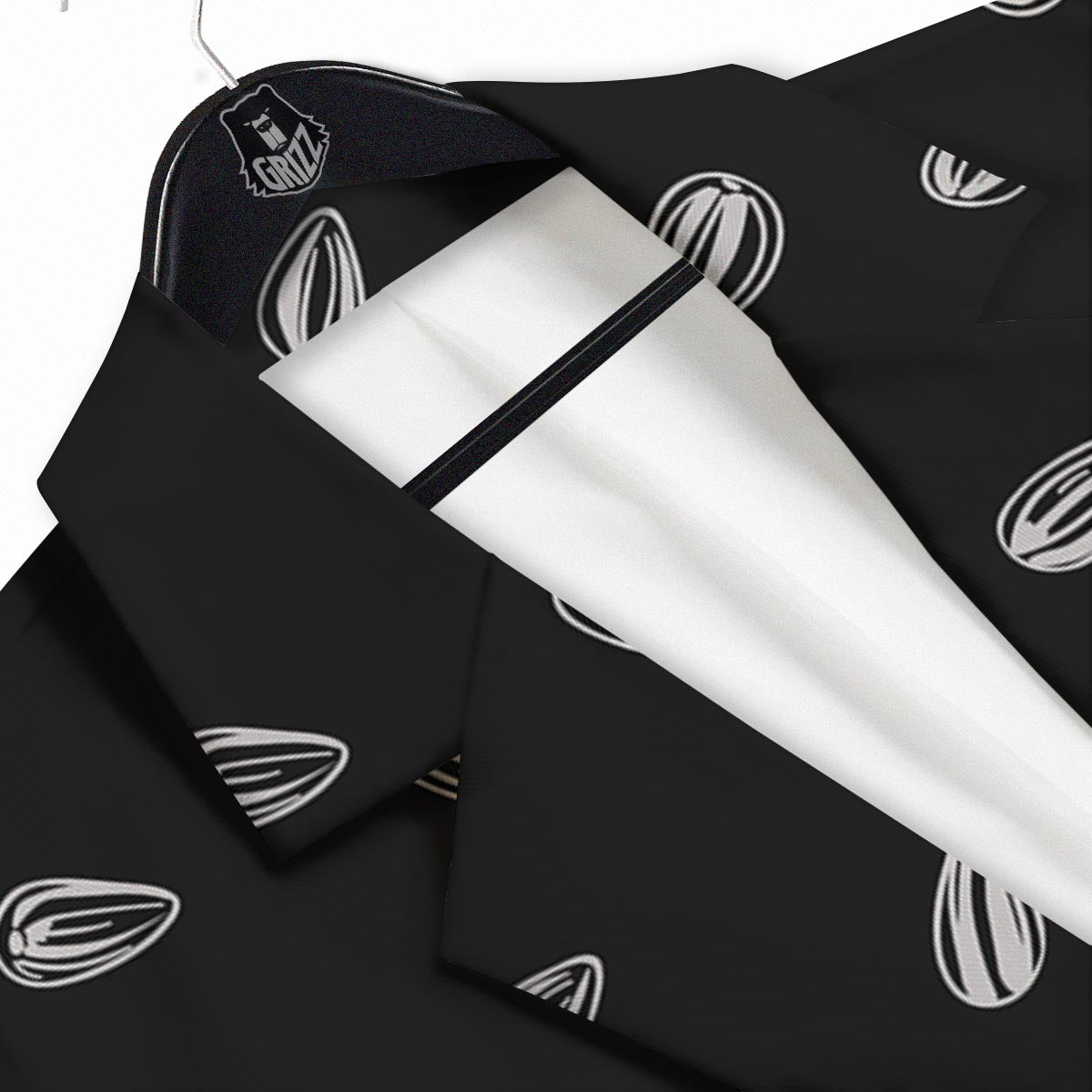 Seeds Sunflower Print Pattern Men's Sport Coat-grizzshop