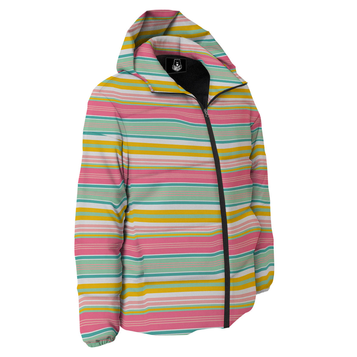 Serape Blanket Colorful Print Pattern Down Jacket-grizzshop