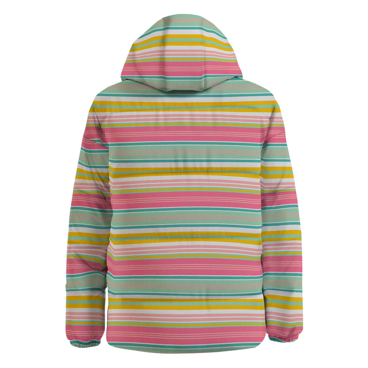 Serape Blanket Colorful Print Pattern Down Jacket-grizzshop