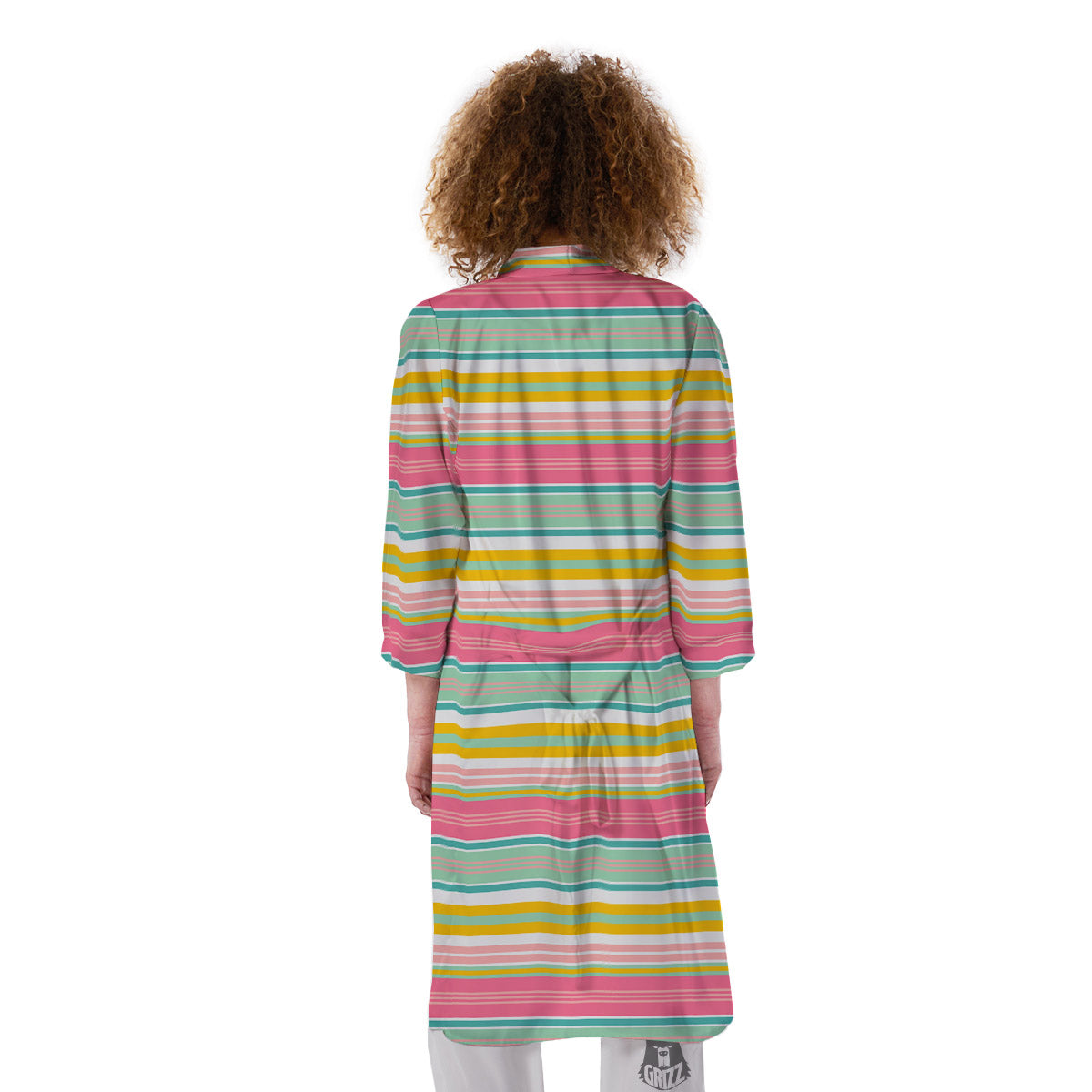 Serape Blanket Colorful Print Pattern Kimono-grizzshop