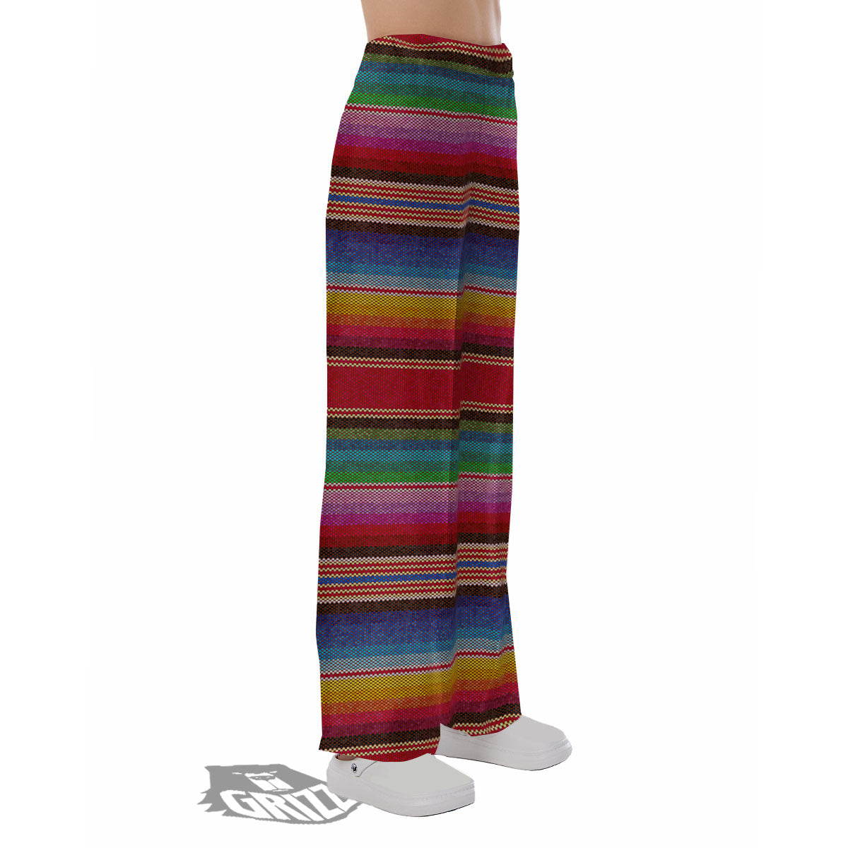 Serape Blanket Ethnic Print Pattern Pajama Pants-grizzshop