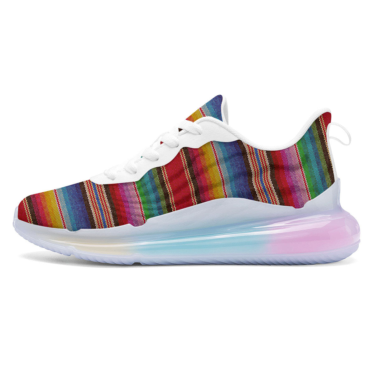 Serape Blanket Ethnic Print Pattern Running Sneakers-grizzshop