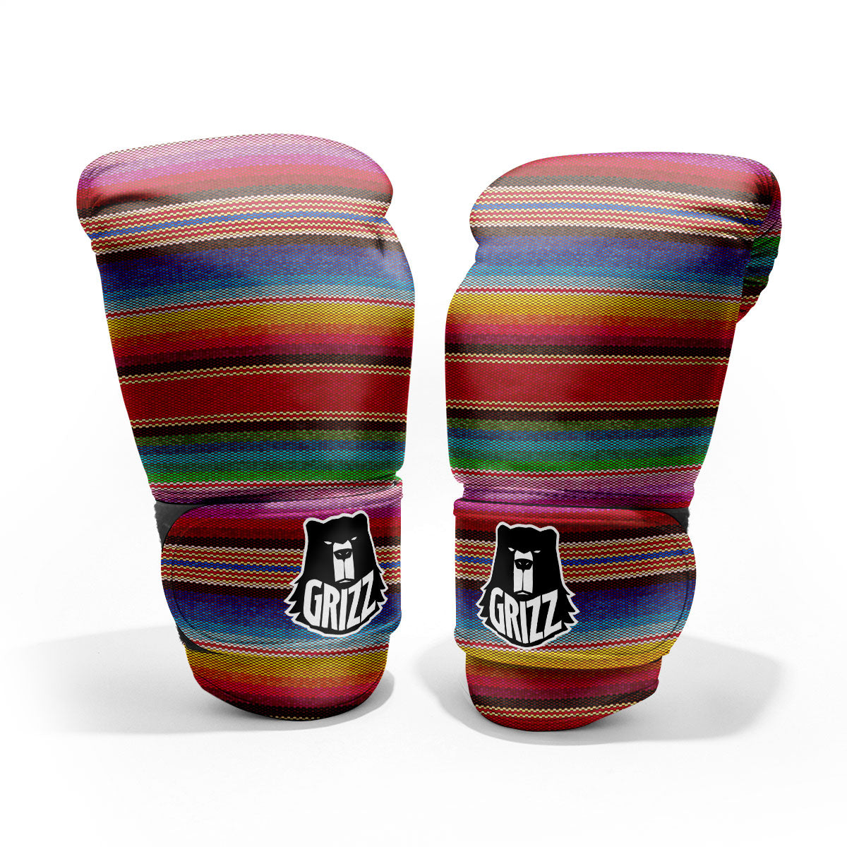 Serape Blanket Ethnic Print Pattern Pro Boxing Glove