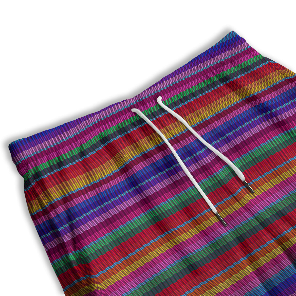 Serape Mexican Colorful Print Pattern Men's Athletic Shorts