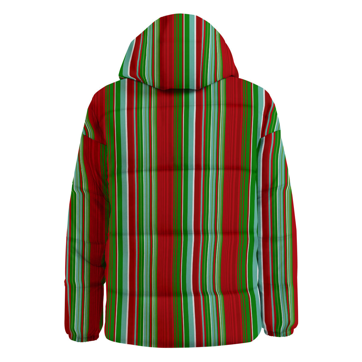 Serape Mexican Vintage Print Pattern Down Jacket-grizzshop