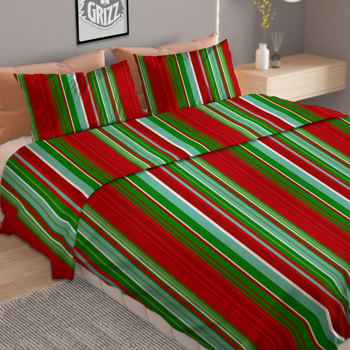 Serape Mexican Vintage Print Pattern Duvet Cover Bedding Set