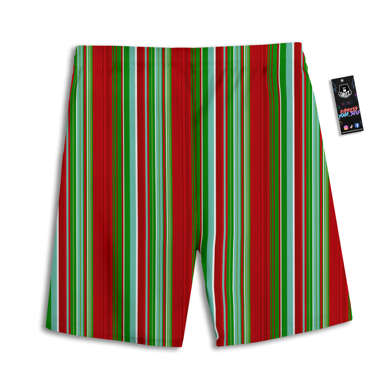 Serape Mexican Vintage Print Pattern Men's Athletic Shorts