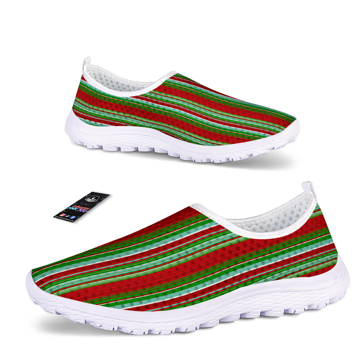 Serape Mexican Vintage Print Pattern Nurse Shoes-grizzshop