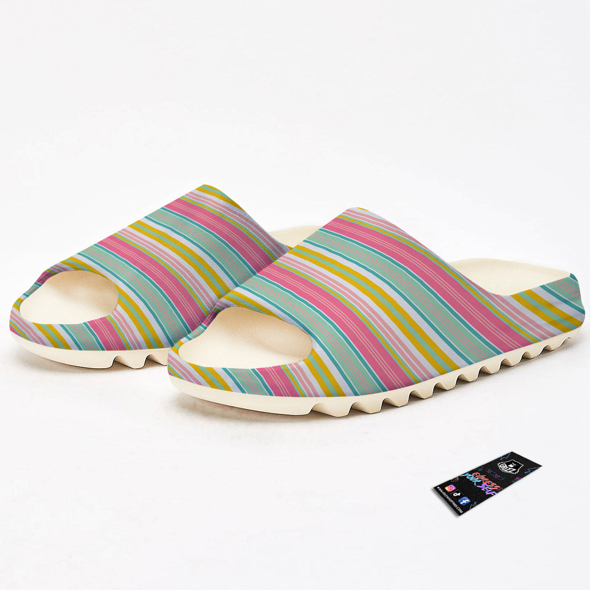 Serape Blanket Colorful Print Pattern Sandals-grizzshop