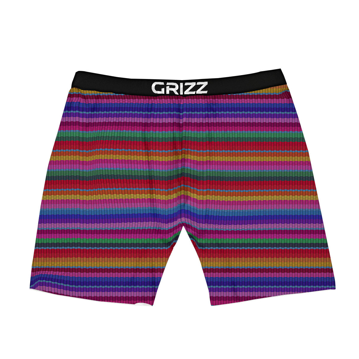 Serape Mexican Colorful Print Pattern Boxer Briefs