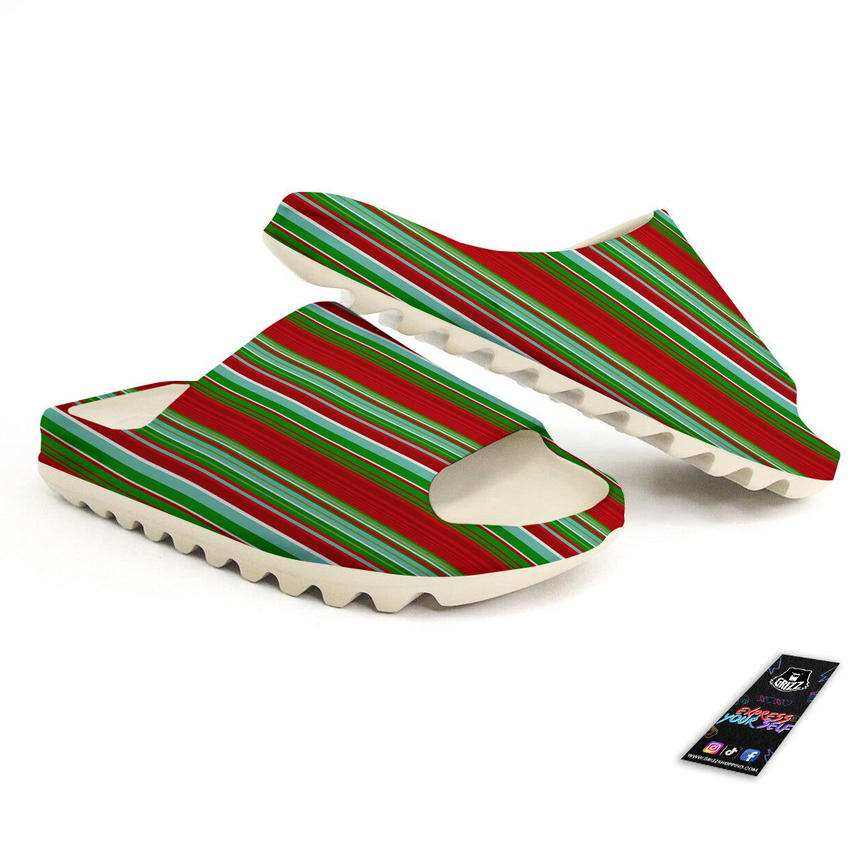 Serape Mexican Vintage Print Pattern Sandals-grizzshop