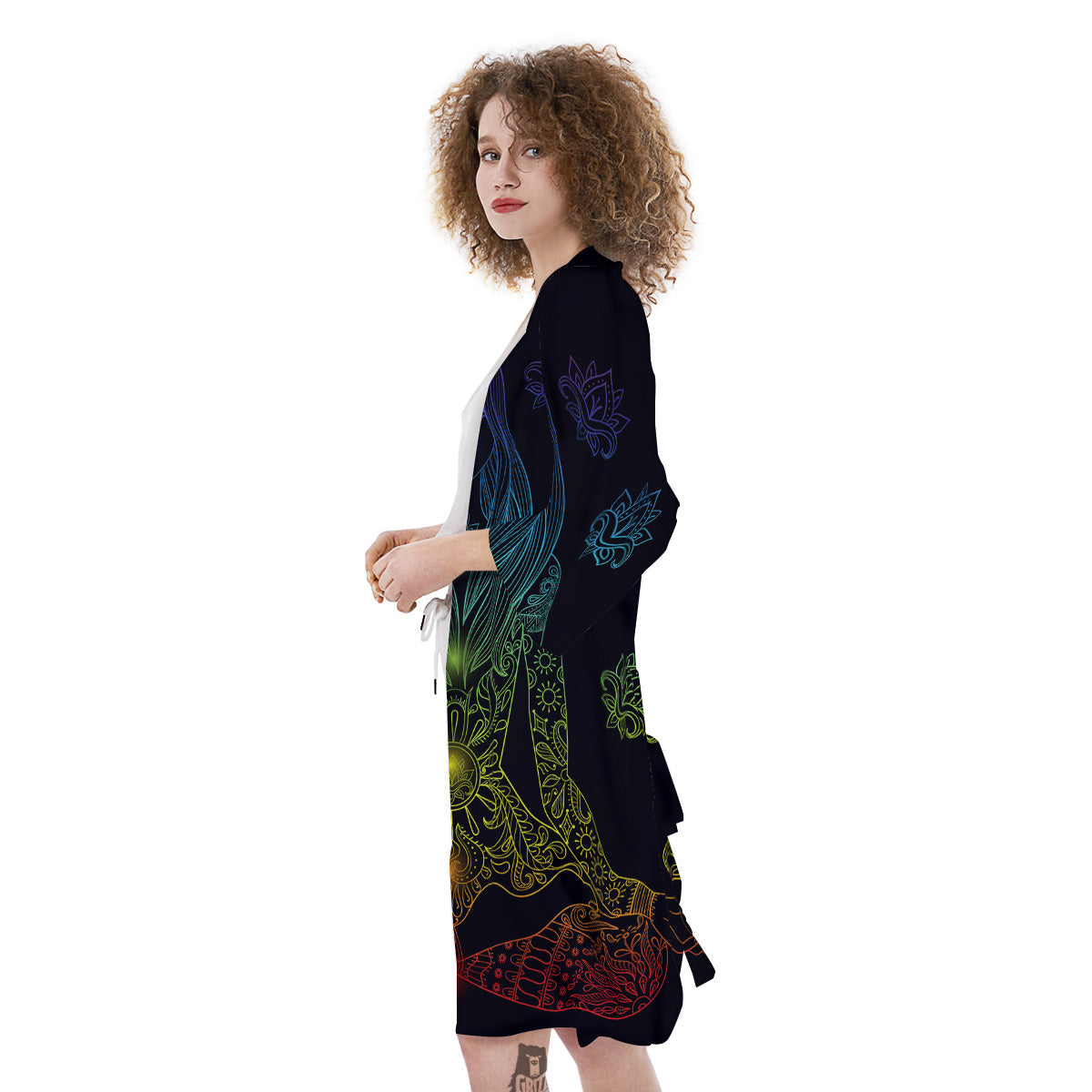 Seven Chakras Bohemian Print Kimono-grizzshop
