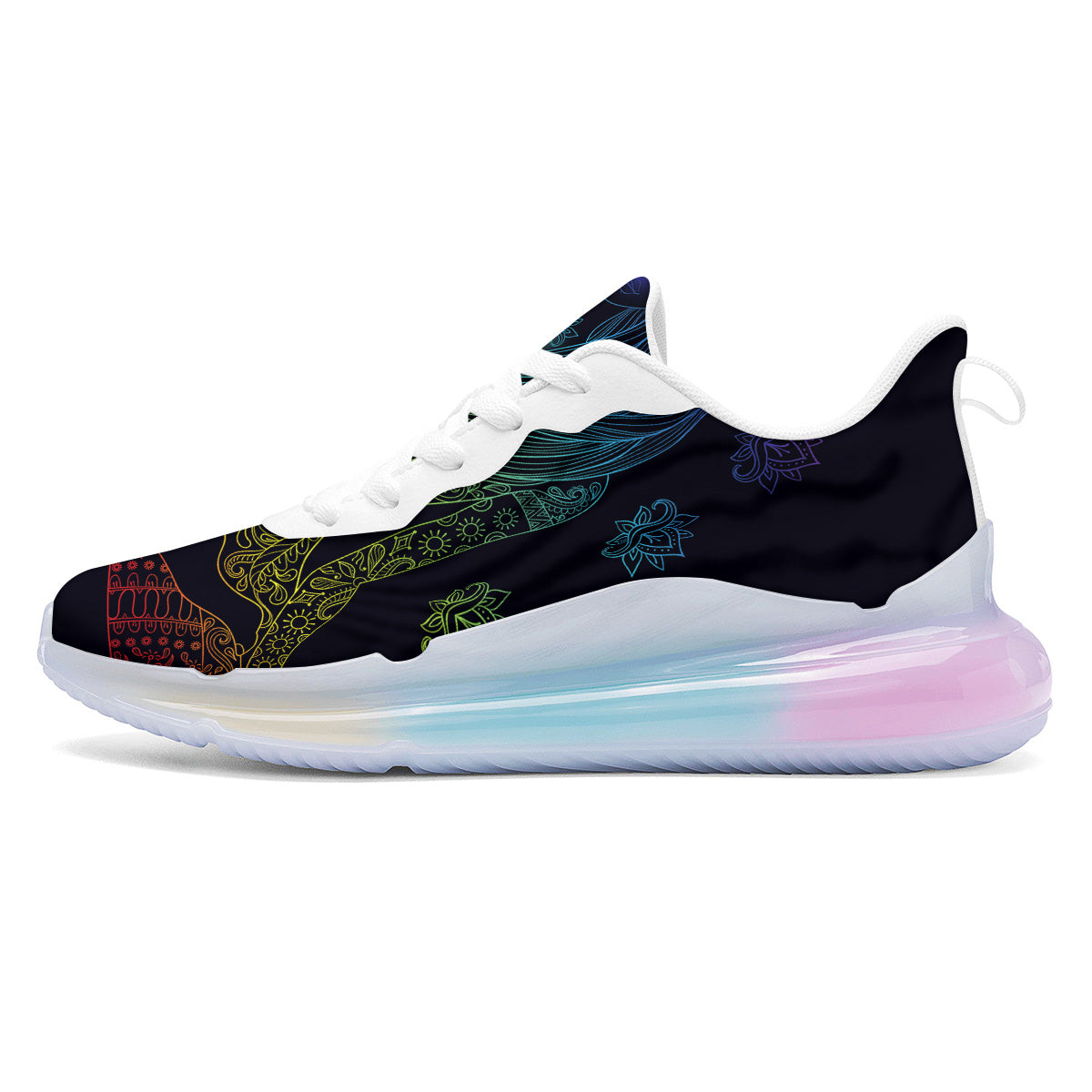 Seven Chakras Bohemian Print Running Sneakers-grizzshop