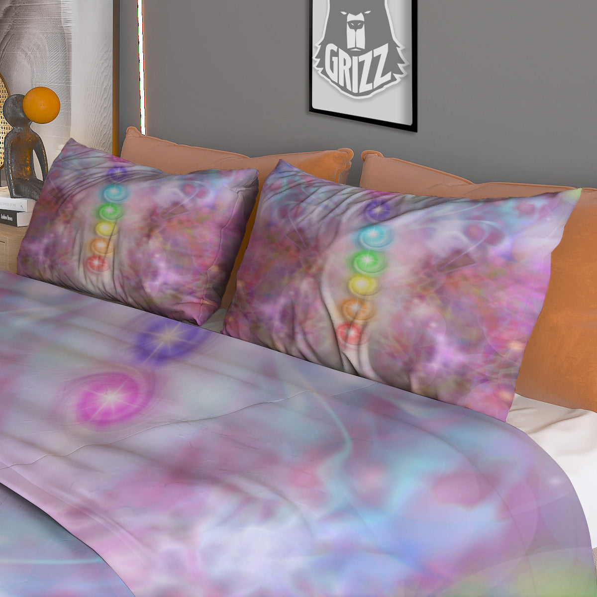 Rock And Roll Grunge Print Pattern Duvet Cover Bedding Set