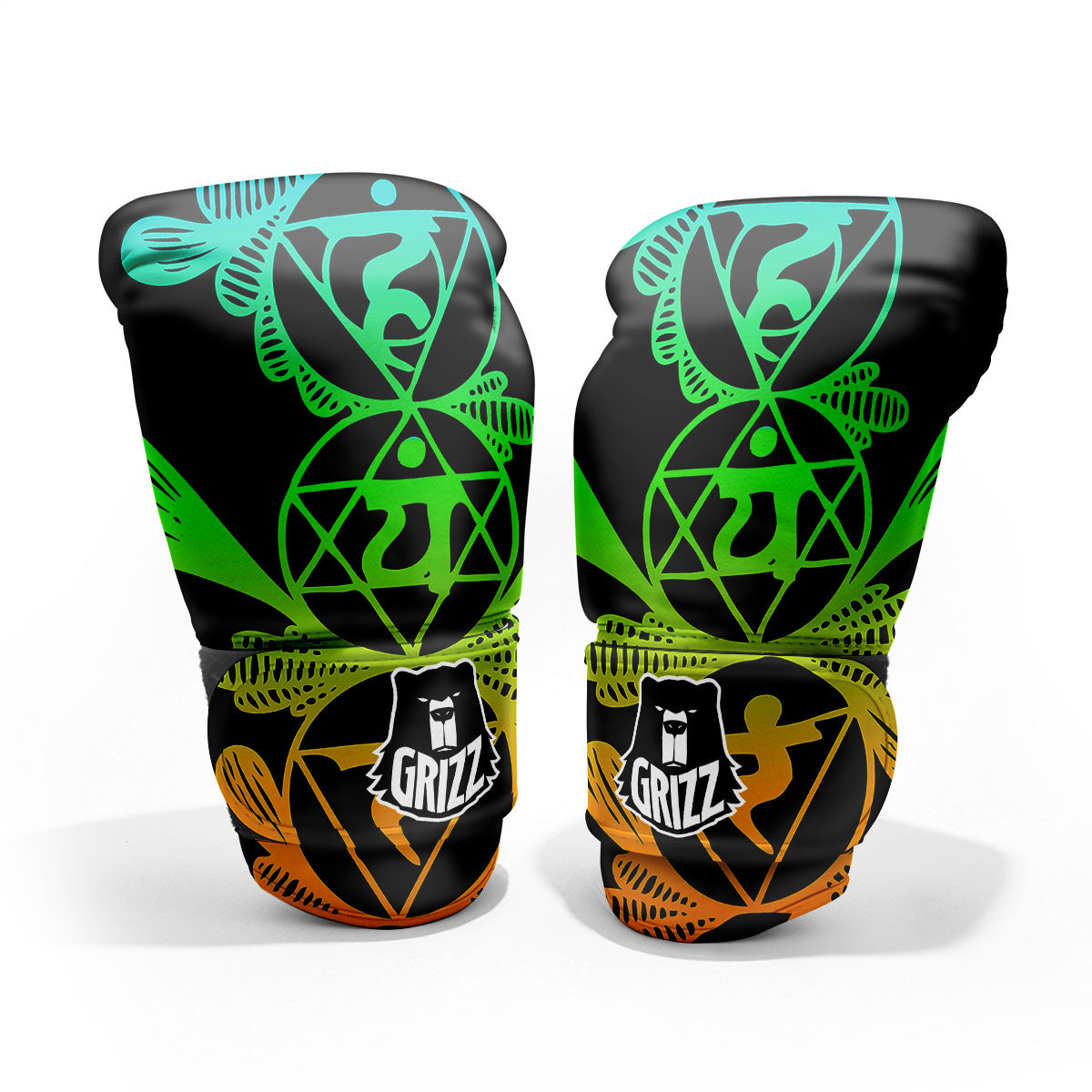 Seven Chakras Spiritual Print Pro Boxing Glove