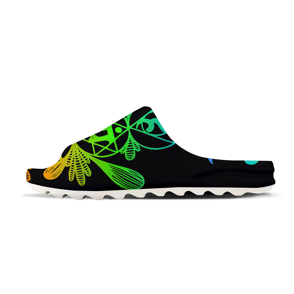 Seven Chakras Spiritual Print Sandals-grizzshop