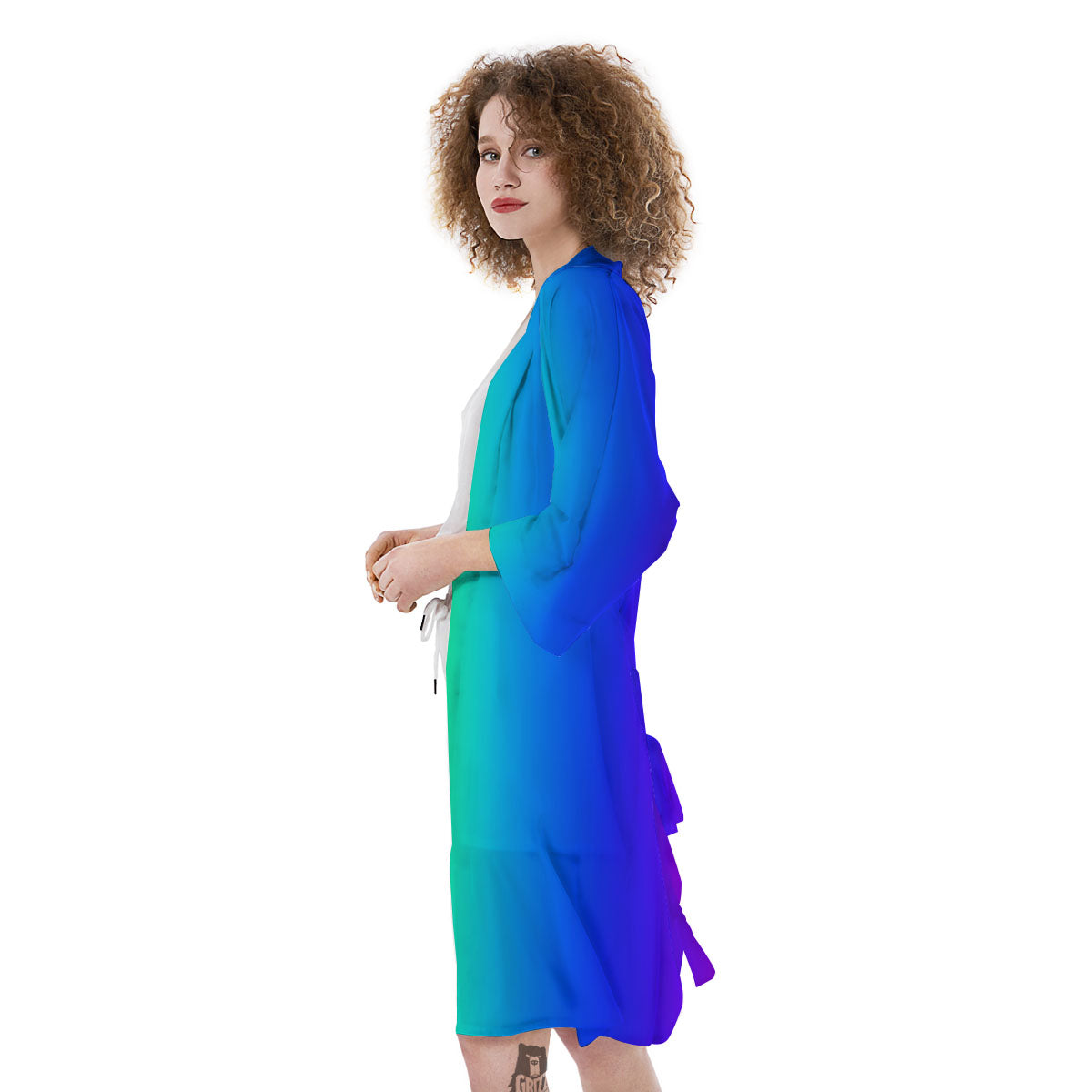 Shades Rainbow Print Pattern Kimono-grizzshop