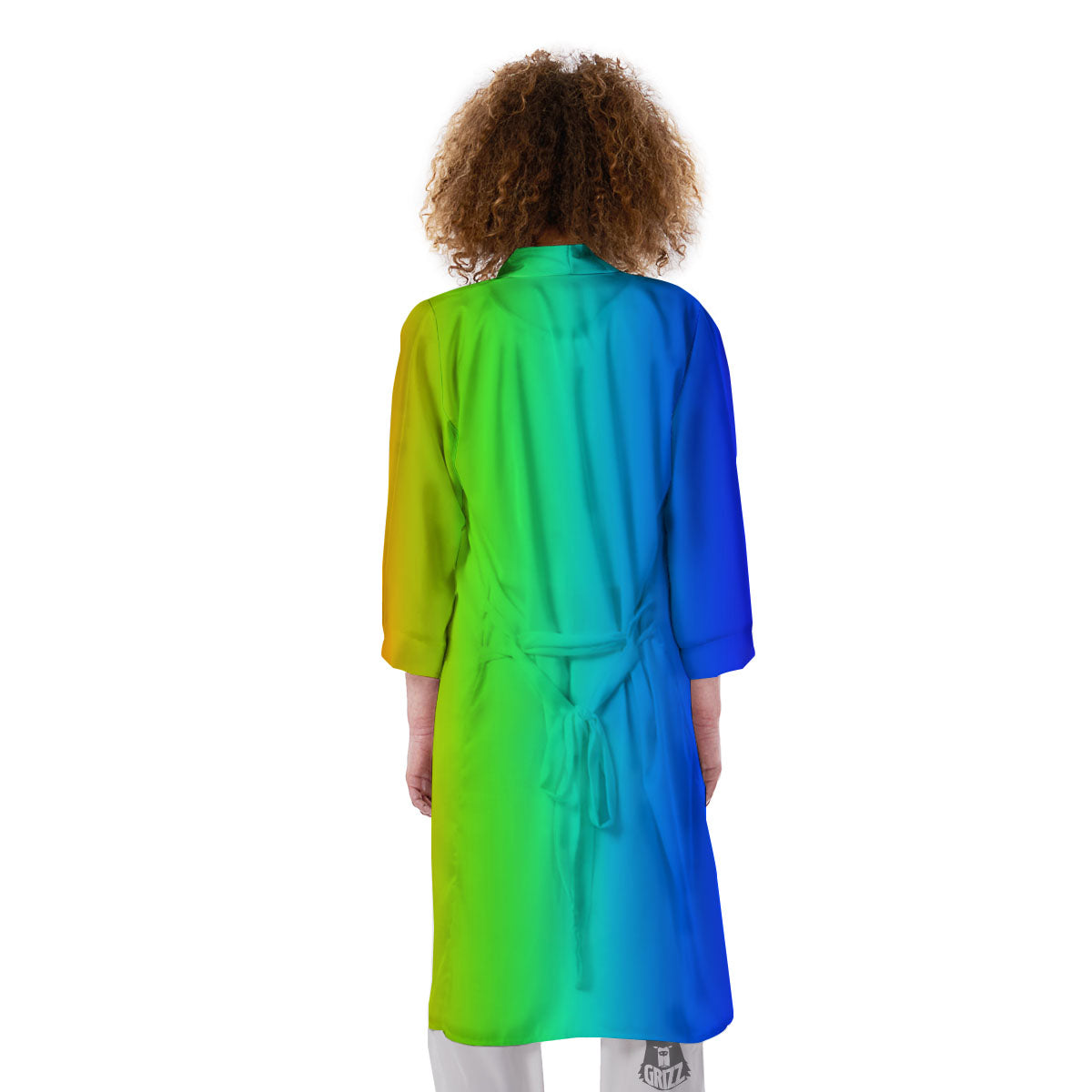 Shades Rainbow Print Pattern Kimono-grizzshop