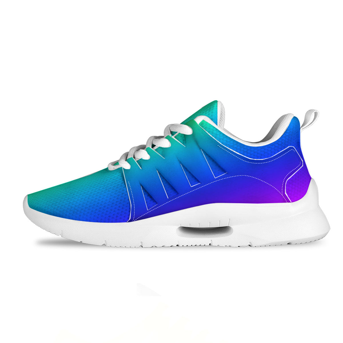 Shades Rainbow Print Pattern Tennis Shoes-grizzshop
