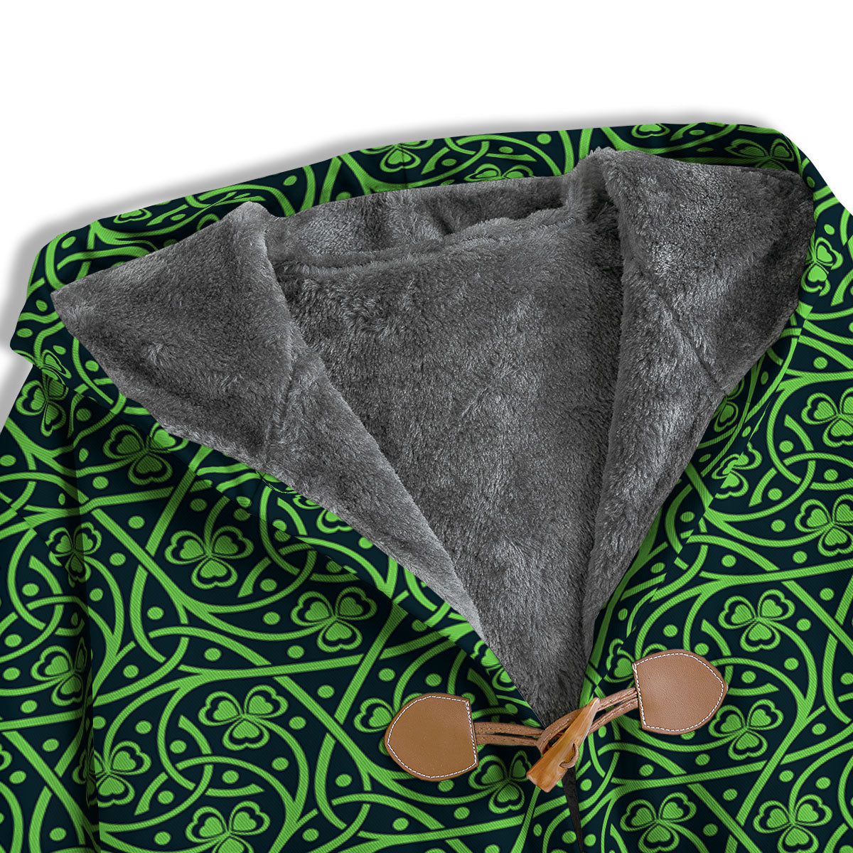 Shamrock Irish Print Pattern Men's Windbreaker Jacket-grizzshop