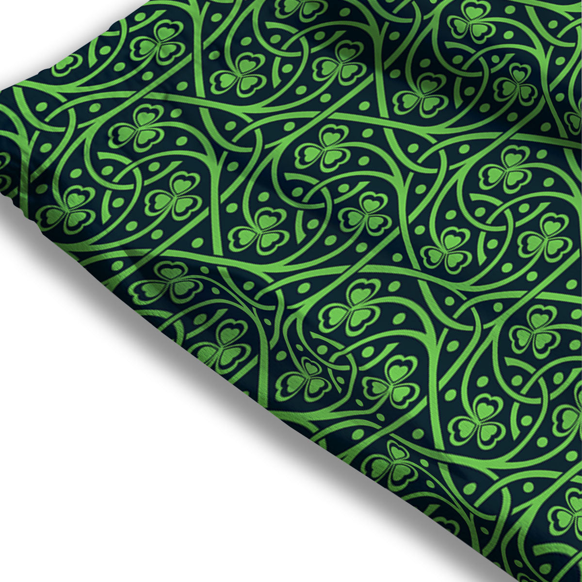 Shamrock Irish Print Pattern Mesh Shorts